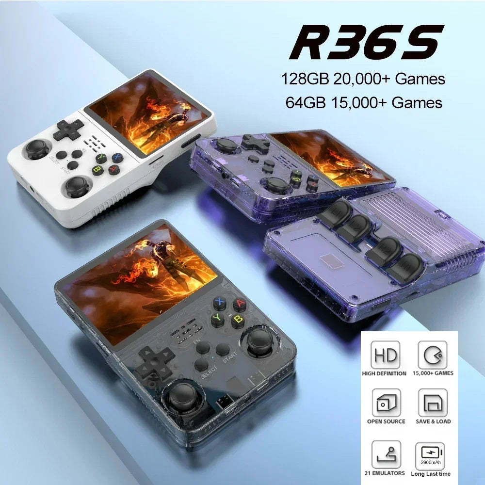 RetroPlay R36S — Portable Retro Gaming Console with 10,000+ Classic Games